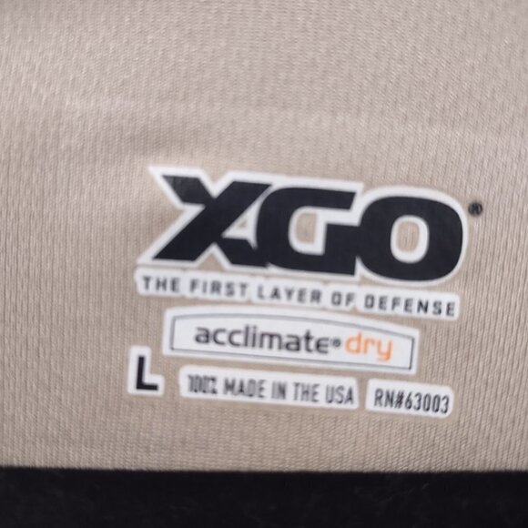 Men's Athletic Shirt Size Large Tan - Picture 3 of 3